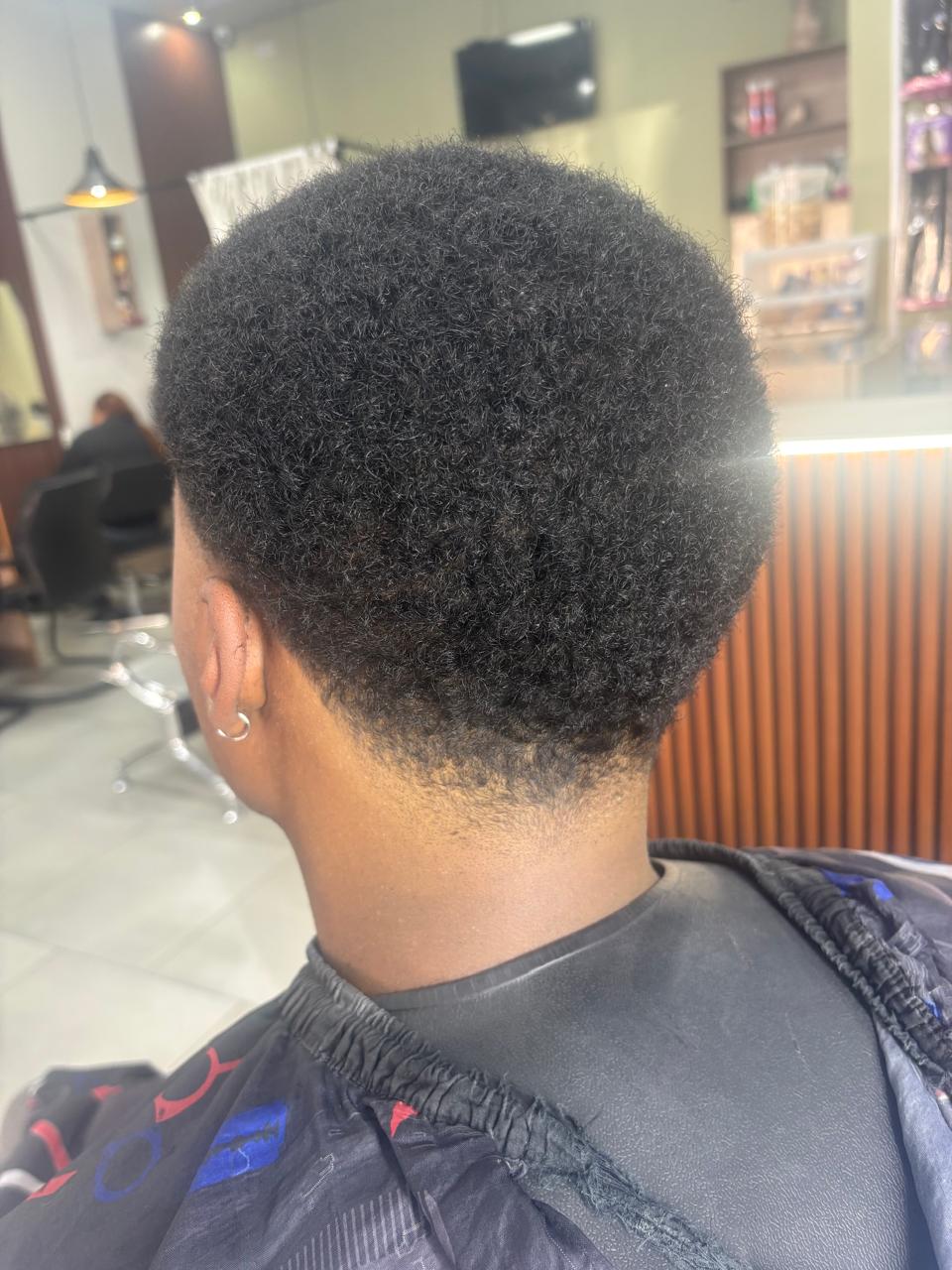 Haircut styling